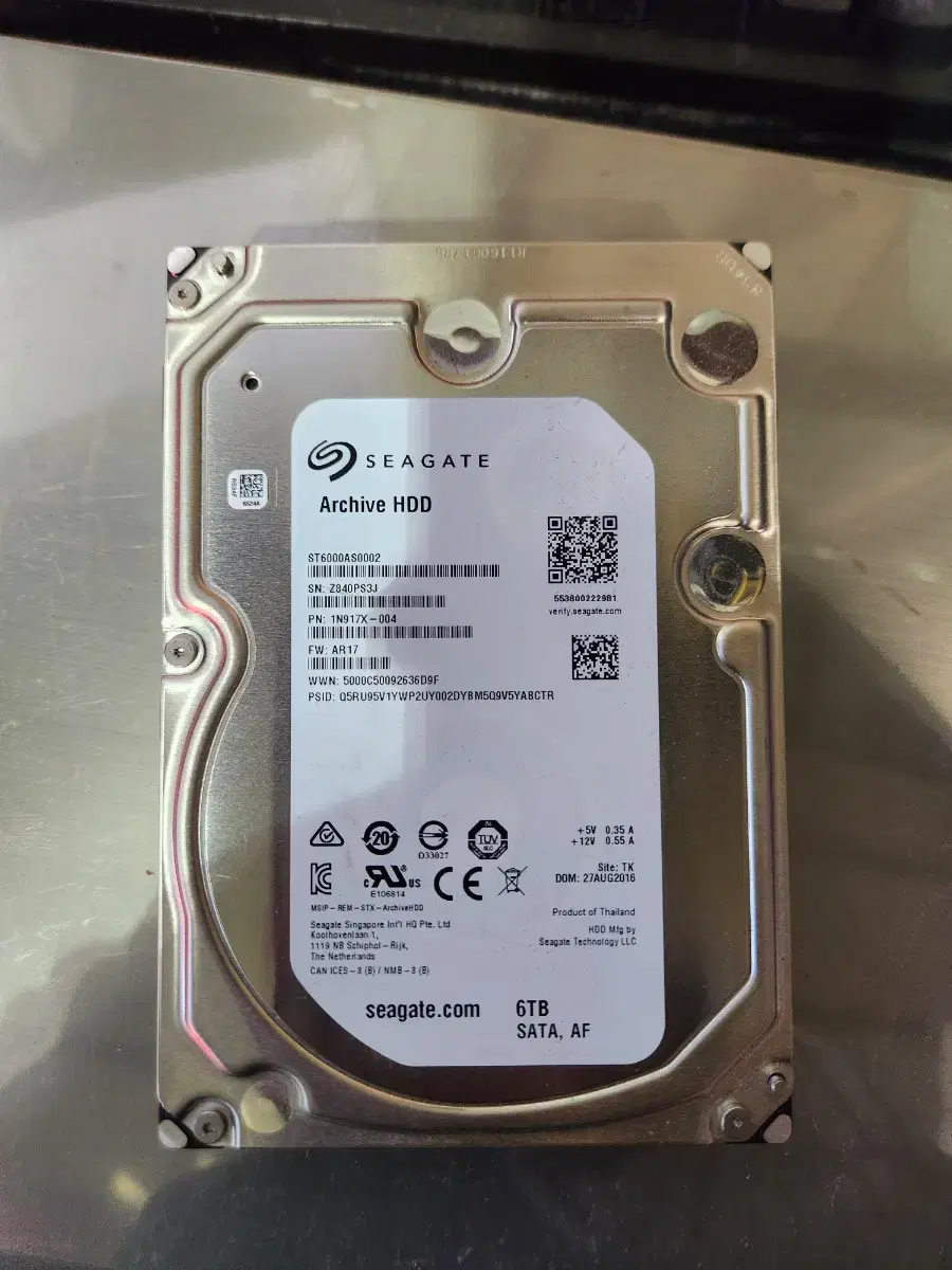 3.5 6TB hdd seagate